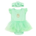 thumbnail image 1 of Disney Tinker Bell Cosplay Bodysuit With Skirt Overlay and Headband Outfit Set Newborn to Infant, 1 of 5