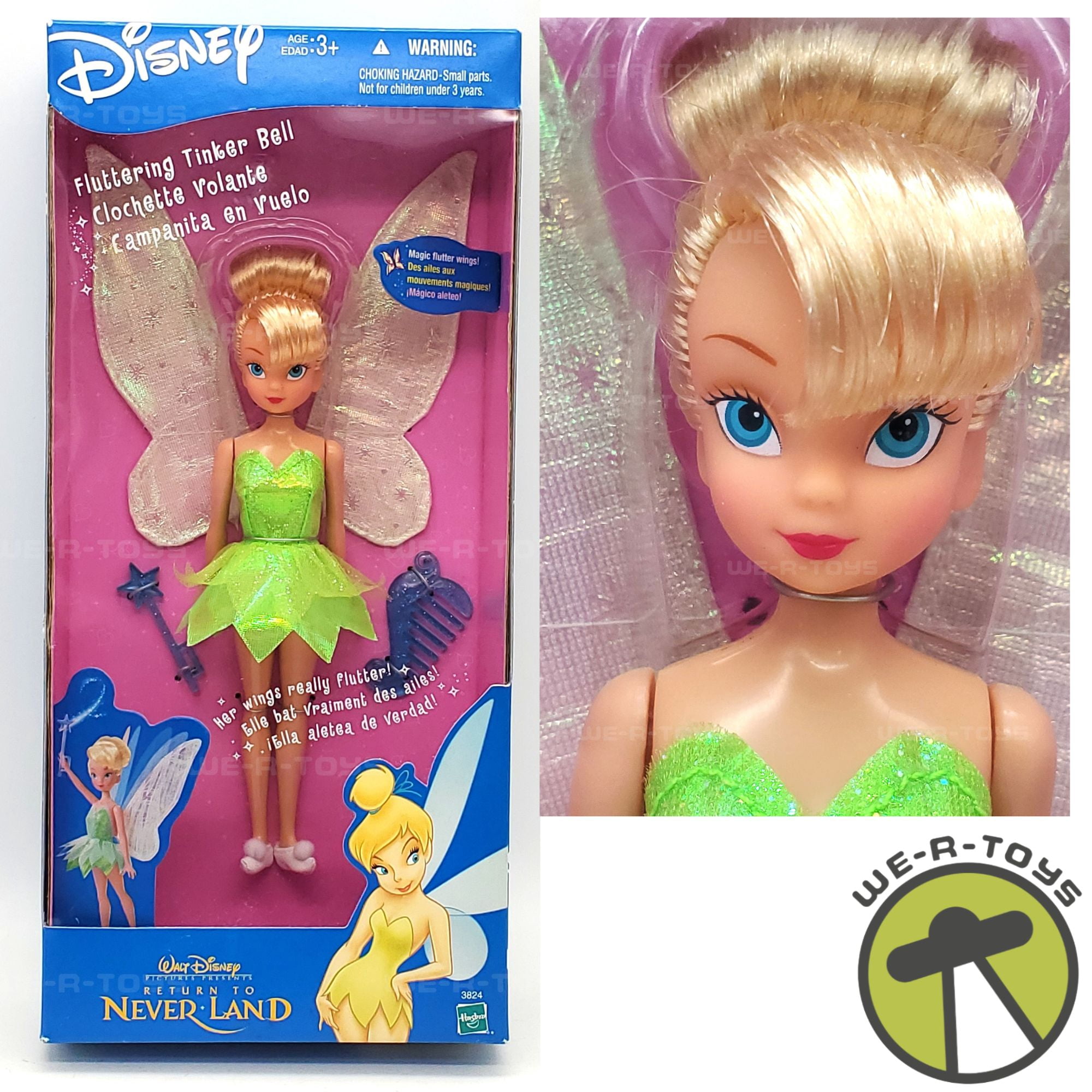 Disney Tinker Bell Doll Return To Never Land 3824 Hasbro NEW - Walmart.com