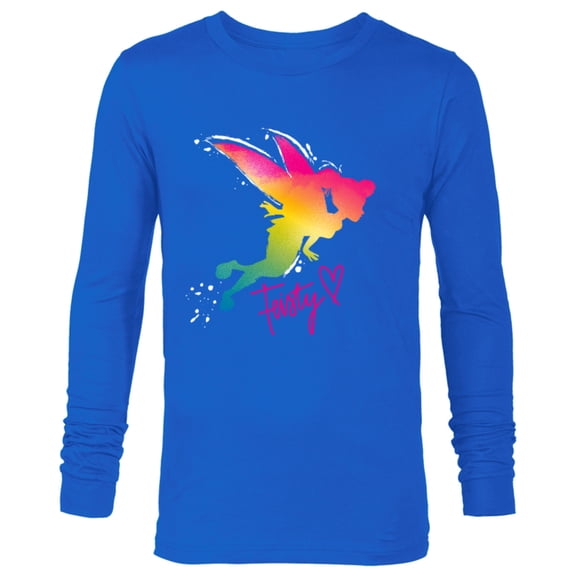 Disney Tinker Bell Feisty T-Shirt - Long Sleeve T-Shirt for Men - Customized-Royal