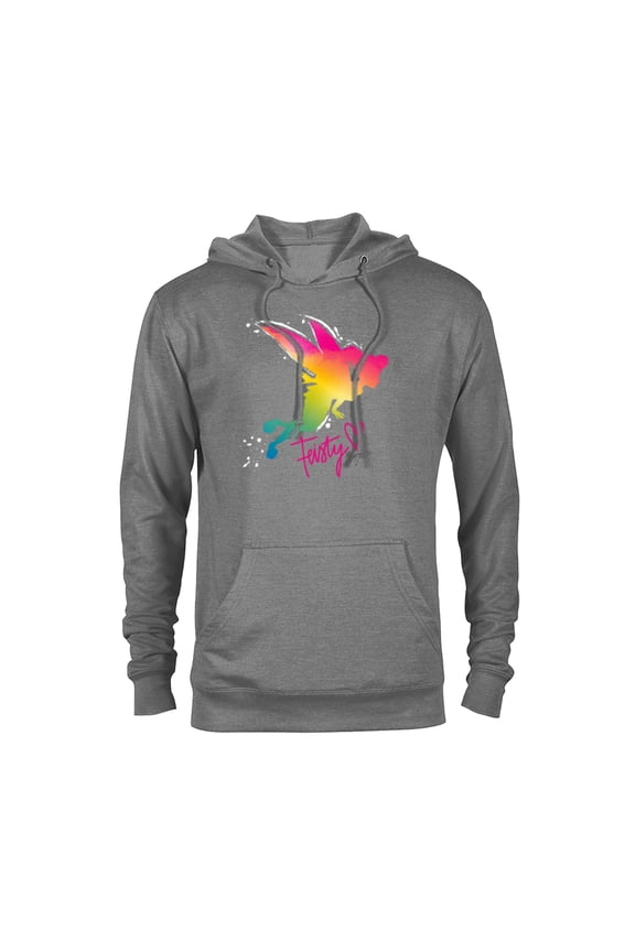 Tinker Bell Feisty T-Shirt - Pullover Hoodie for Adults - Customized-Graphite Heather