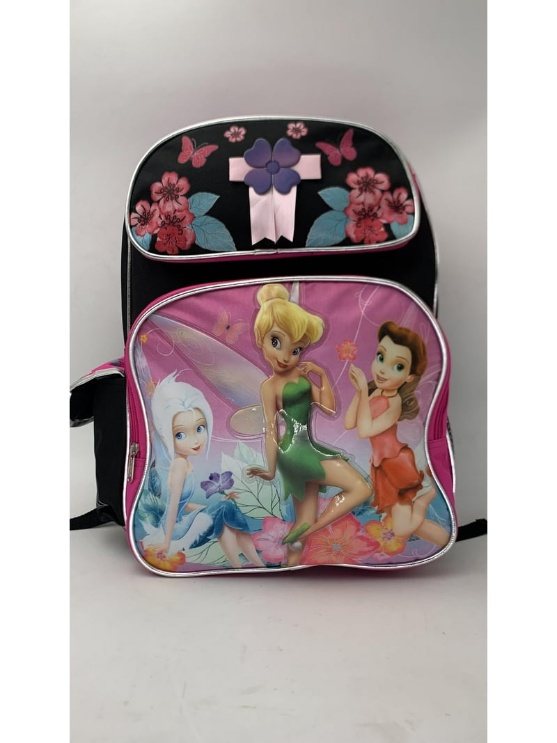 Disney Tinker Bell Large Backpack 16 Inches with Side Pocket  display picture 2