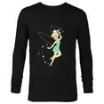 thumbnail image 1 of Disney Tinker Bell Lucky Leprechaun Hat St Patrick’s Day - Long Sleeve T-Shirt for Men - Customized-Black, 1 of 5