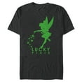thumbnail image 1 of Disney Tinker Bell Lucky Pixie St. Patrick's Day - Short Sleeve Blended T-Shirt for Adults - Customized-Dark Heather, 1 of 5