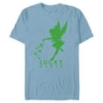thumbnail image 1 of Disney Tinker Bell Lucky Pixie St. Patrick's Day - Short Sleeve Blended T-Shirt for Adults - Customized-Ocean Blue, 1 of 5