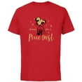 thumbnail image 1 of Disney Tinker Bell Peace Joy and Pixie Dust Holiday Standard - Short Sleeve Cotton T-Shirt for Adults - Customized-Red, 1 of 5