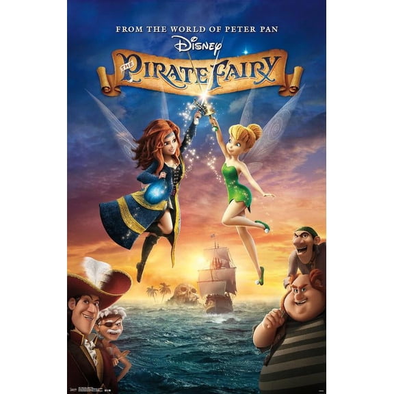 Disney Tinker Bell - Pirate Fairy Wall Poster, 22.375" x 34"