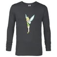 thumbnail image 1 of Disney Tinker Bell Pose T-Shirt - Long Sleeve T-Shirt for Men - Customized-Charcoal Heather, 1 of 5
