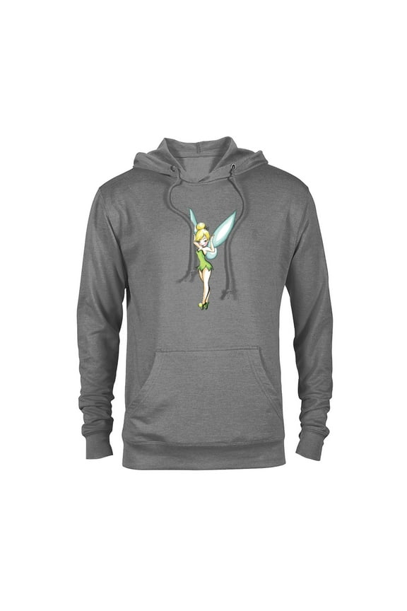 Tinker Bell Pose T-Shirt - Pullover Hoodie for Adults - Customized-Graphite Heather