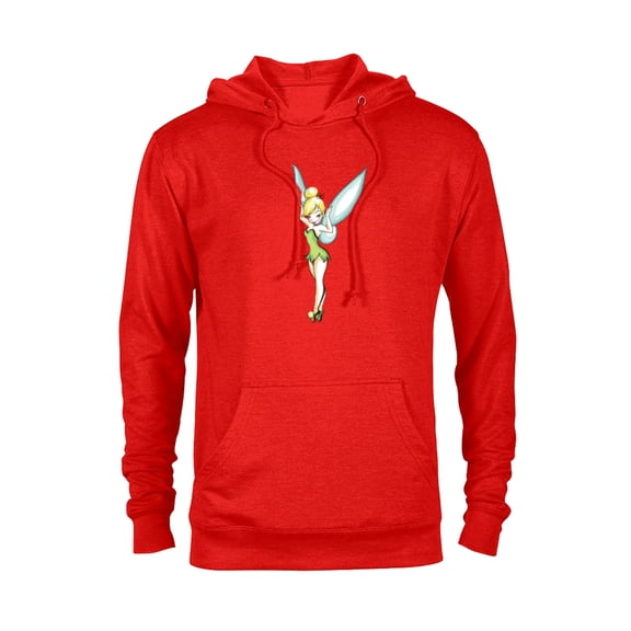 Disney Tinker Bell Pose T-Shirt - Pullover Hoodie for Adults - Customized-Red Heather