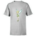 thumbnail image 1 of Disney Tinker Bell Pose T-Shirt - Short Sleeve T-Shirt for Kids - Customized-Athletic Heather, 1 of 5