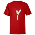 thumbnail image 1 of Disney Tinker Bell Pose T-Shirt - Short Sleeve T-Shirt for Kids - Customized-Red, 1 of 5
