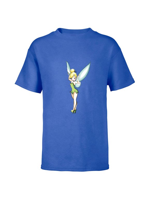Tinker Bell Pose T-Shirt - Short Sleeve T-Shirt for Kids - Customized-Royal