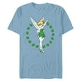 thumbnail image 1 of Disney Tinker Bell Ring of Shamrocks St. Patrick's Day - Short Sleeve Blended T-Shirt for Adults - Customized-Ocean Blue, 1 of 5