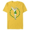 thumbnail image 1 of Disney Tinker Bell Ring of Shamrocks St. Patrick's Day - Short Sleeve Blended T-Shirt for Adults - Customized-Yellow, 1 of 5