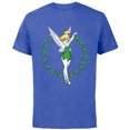 thumbnail image 1 of Disney Tinker Bell Ring of Shamrocks St. Patrick's Day - Short Sleeve Cotton T-Shirt for Adults - Customized-Royal Heather, 1 of 5
