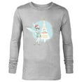 thumbnail image 1 of Disney Tinker Bell Sassy Christmas Holiday - Long Sleeve T-Shirt for Men - Customized-Athletic Heather, 1 of 5