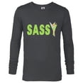 thumbnail image 1 of Disney Tinker Bell Sassy - Long Sleeve T-Shirt for Men - Customized-Charcoal Heather, 1 of 5