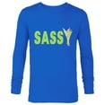 thumbnail image 1 of Disney Tinker Bell Sassy - Long Sleeve T-Shirt for Men - Customized-Royal, 1 of 5