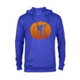 thumbnail image 1 of Disney Tinker Bell Silhouette Halloween Pumpkin - Pullover Hoodie for Adults - Customized-Royal, 1 of 5