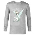 thumbnail image 1 of Disney Tinker Bell Sitting - Long Sleeve T-Shirt for Men -Customized-Athletic Heather, 1 of 5