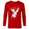 thumbnail image 1 of Disney Tinker Bell Sitting - Long Sleeve T-Shirt for Men -Customized-New Red, 1 of 5