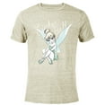 thumbnail image 1 of Disney Tinker Bell Sitting - Short Sleeve Blended T-Shirt for Adults -Customized-Yellow, 1 of 5