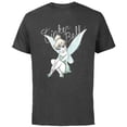 thumbnail image 1 of Disney Tinker Bell Sitting - Short Sleeve Cotton T-Shirt for Adults- Customized-Charcoal, 1 of 5