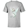 thumbnail image 1 of Disney Tinker Bell Sitting - Short Sleeve T-Shirt for Kids- Customized-Athletic Heather, 1 of 5