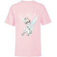 thumbnail image 1 of Disney Tinker Bell Sitting - Short Sleeve T-Shirt for Kids- Customized-Soft Pink, 1 of 5