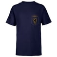 thumbnail image 1 of Disney Tinker Bell Small Pocket Glow - Short Sleeve T-Shirt for Kids - Customized-Navy, 1 of 5