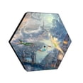 thumbnail image 1 of Disney (Tinker Bell and Peter Pan Fly to Neverland) KNEXAGON® Wood Print WPHEX9200, 1 of 4