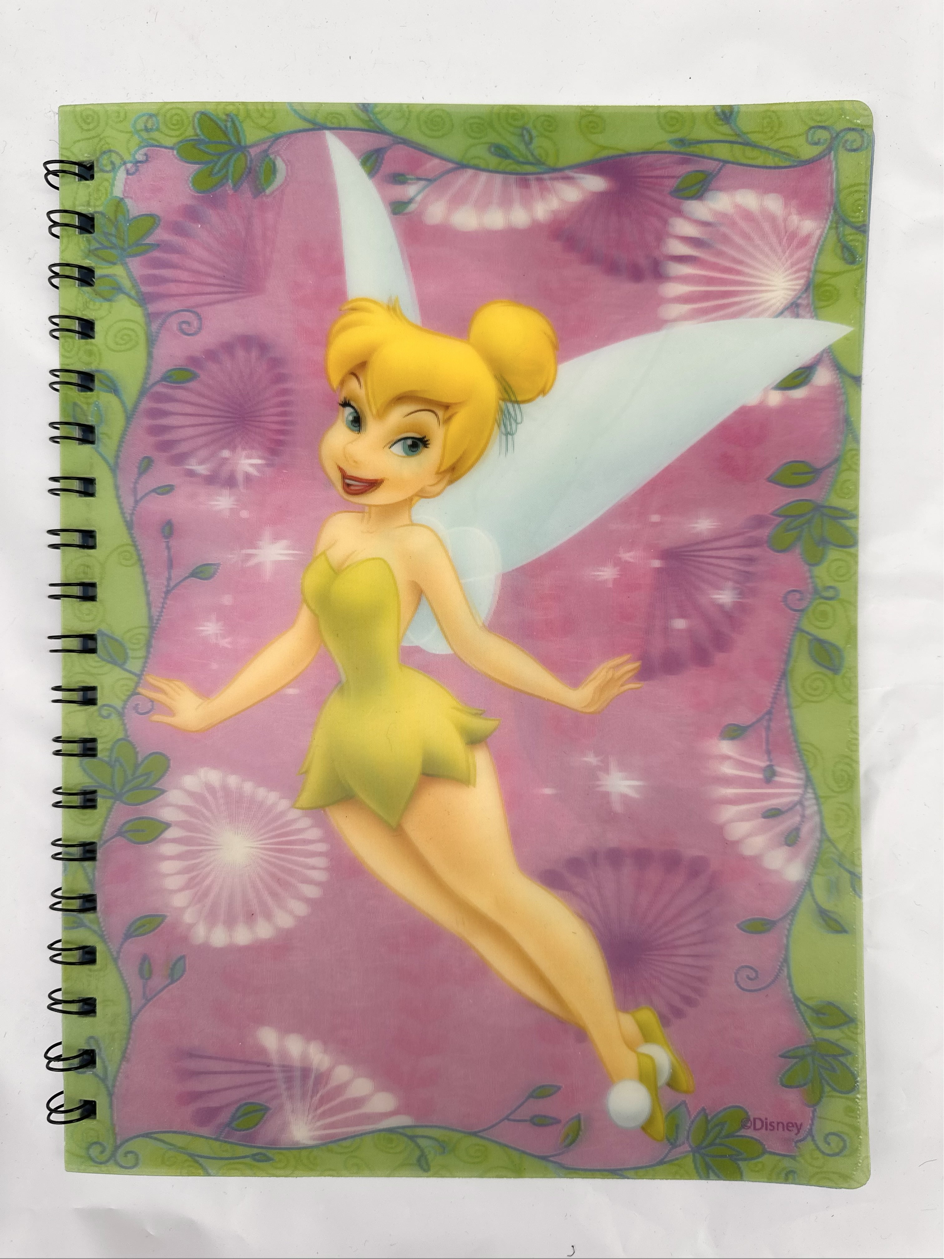 Disney Tinkerbell Notebook with Lenticular Hard Cover, 100
