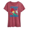 thumbnail image 1 of Disney - Today Is My Birthday Ariel - Women's Short Sleeve Graphic T-Shirt, 1 of 4