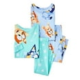 thumbnail image 1 of Disney Toddler 2pc Snug Fit Bluey Cotton Pajama Set - 3 Years, Blue, 1 of 1