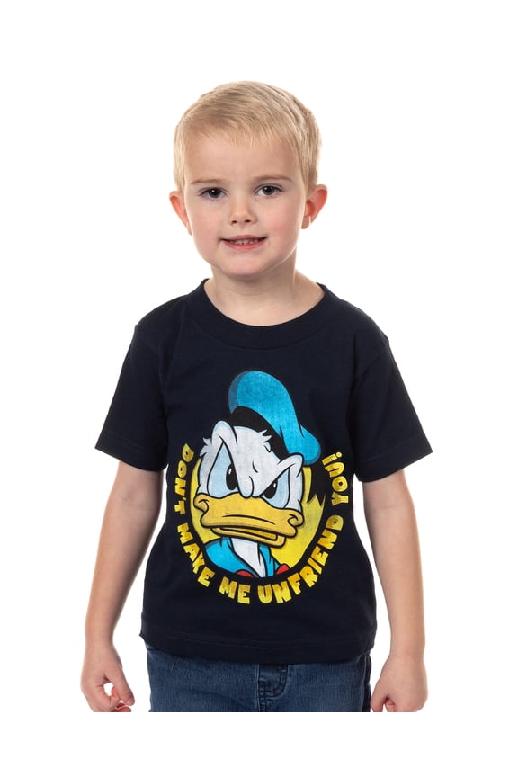 Disney Toddler Boy's Donald Duck Don't Make Me Unfriend You T-Shirt