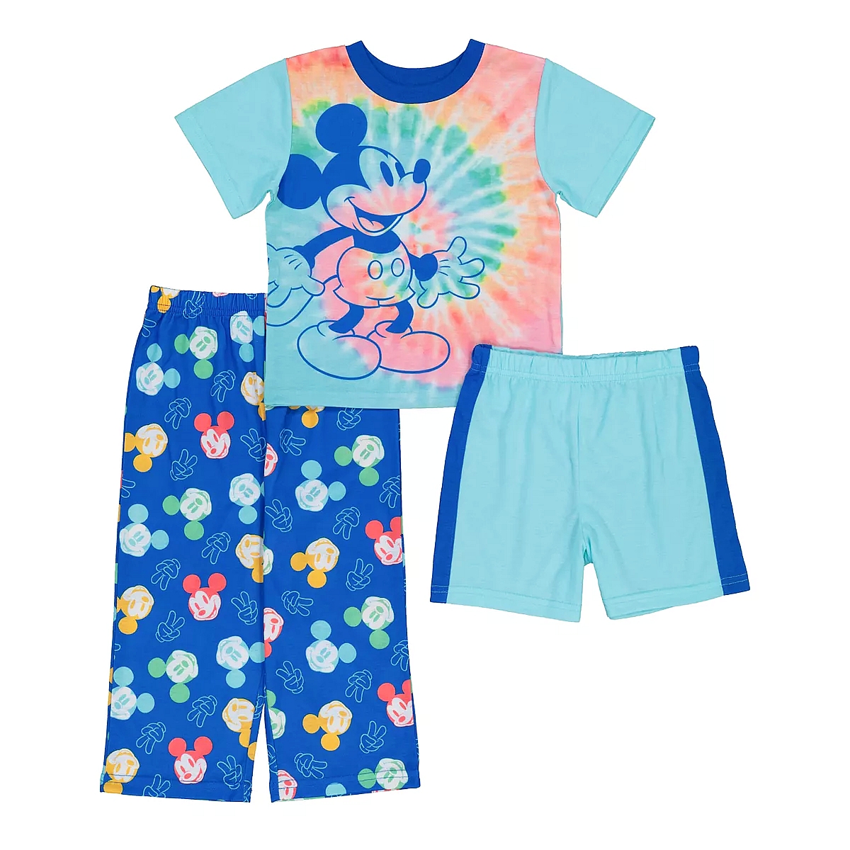 Pajama Suit For Baby Boy In Mickey Mouse Design main image 1