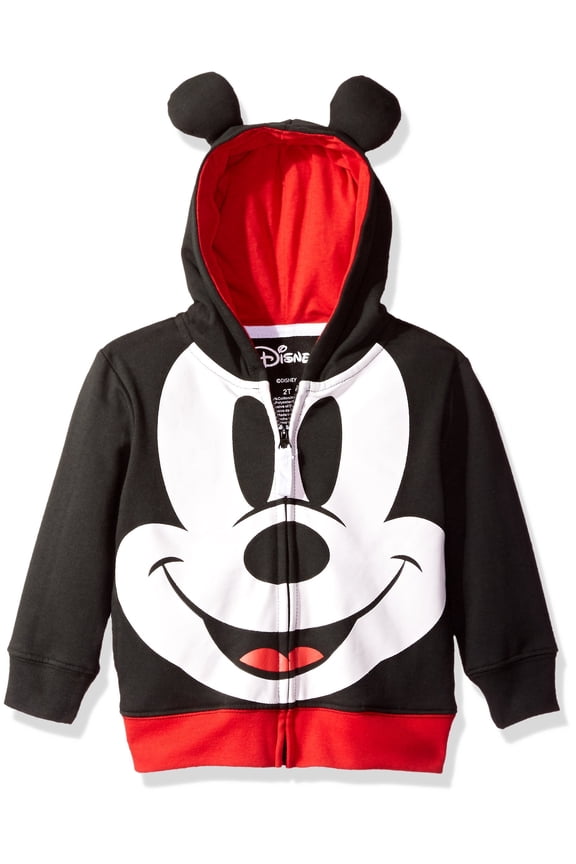Toddler Boys' Mickey Mouse Costume Hoodie, Black, 5T