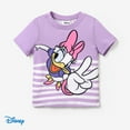 thumbnail image 1 of Disney Toddler Girl Graphic Tee, Daisy Duck Character Outfit Cloth, Graphic Print Short Sleeve T-Shirt Daisy Purple 9-10T, 1 of 6