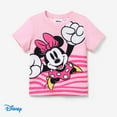 thumbnail image 1 of Disney Toddler Girl Graphic Tee, Minnie Mouse Character Outfit Cloth, Graphic Print Short Sleeve T-Shirt Minnie Pink 6-7T, 1 of 6