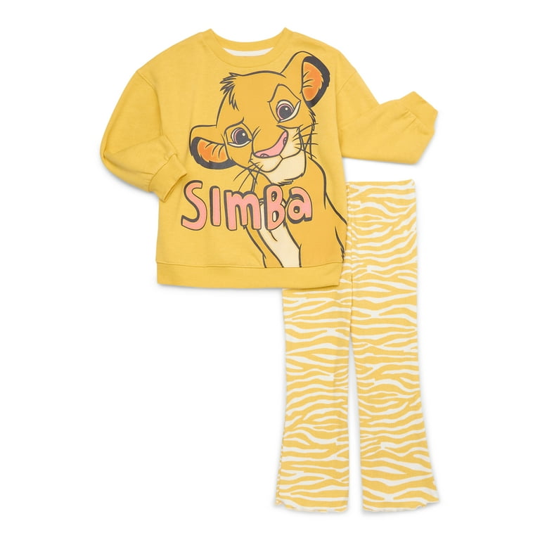 Disney Toddler Girl Simba Graphic Sweatshirt and Leggings Set,