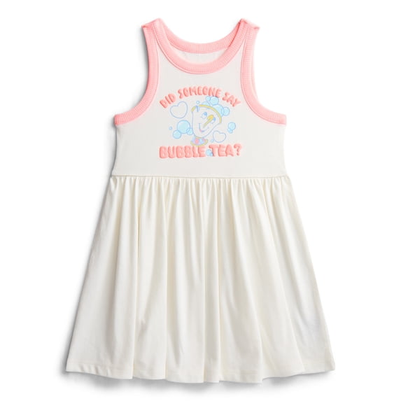 Disney Toddler Girls Beauty and the Beast Chip Graphic Tank Dress, Sizes 12M-5T