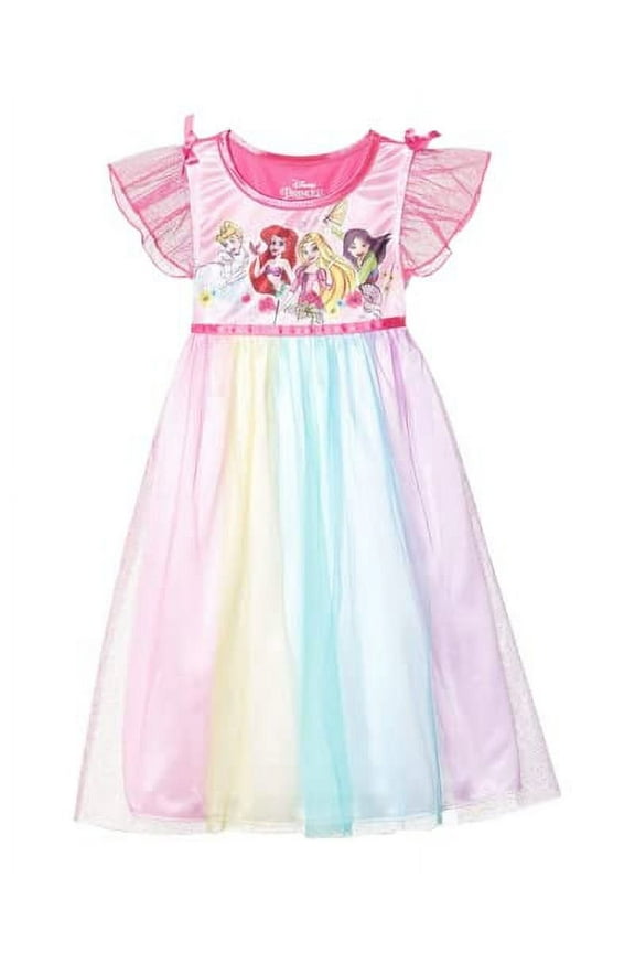 Toddler Girl's Princess Party Nightgown, Pink