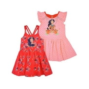 Disney Toddler Girls' Elena of Avalor 2 Pack Casual Dresses, Sizes 2T-4T