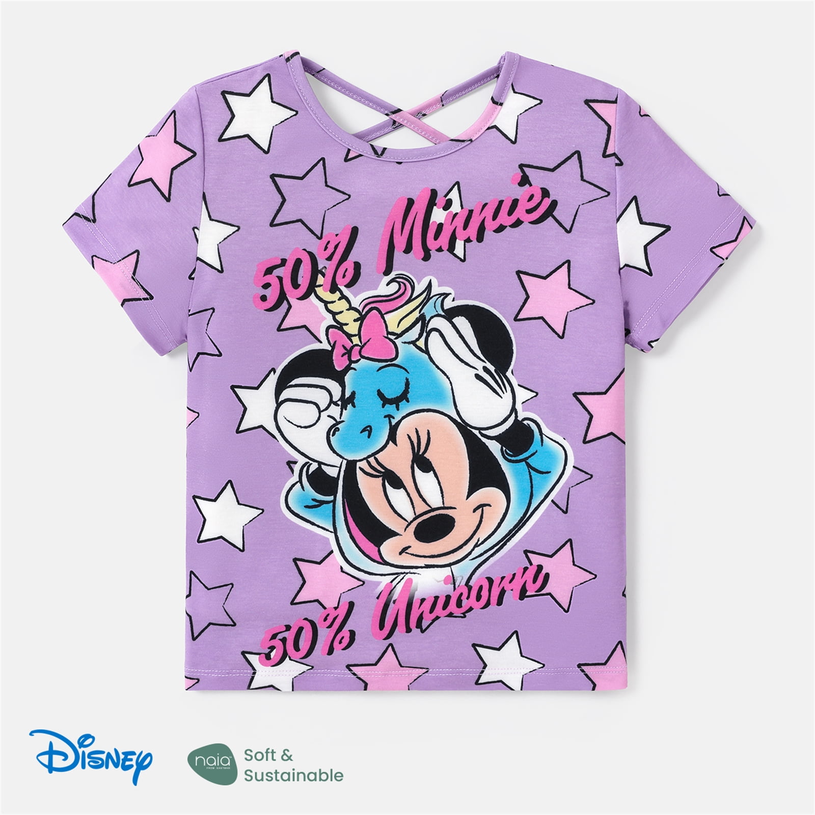 Disney Toddler Girls Graphic Tee, Minnie Mouse Character Outfit Cloth ...