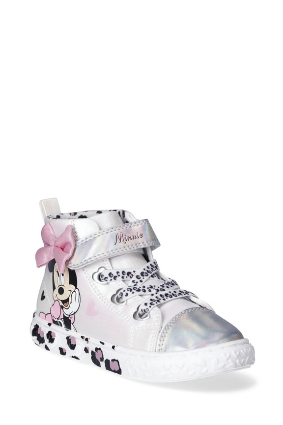 Disney Toddler Girls Minnie Mouse High Top Sneakers