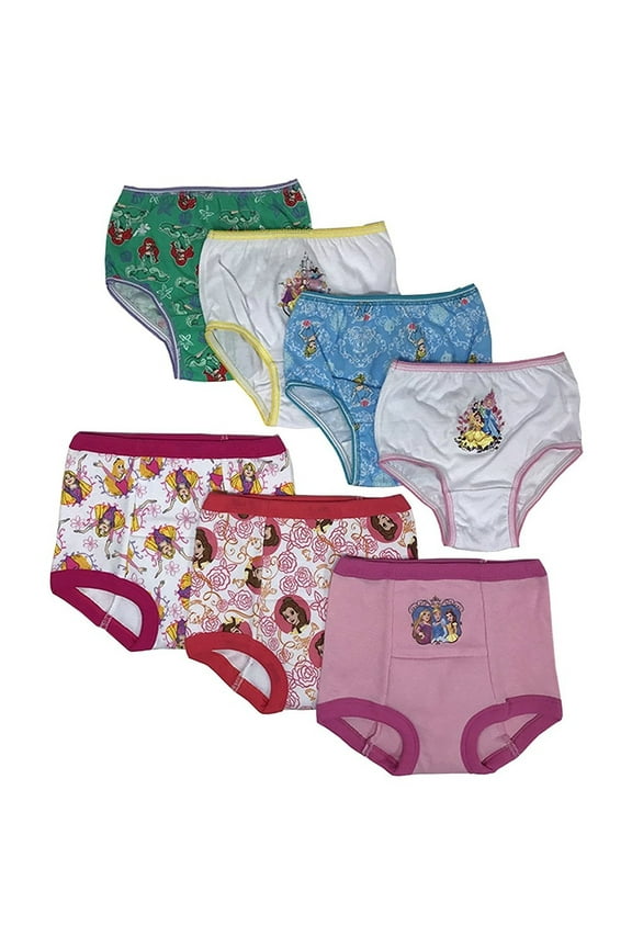 Toddler Girls' Princess 3pk Training Pants and 4pk Panty