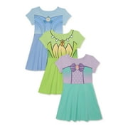 Disney Toddler Girls Princess Cosplay Dresses, 3-Pack, Sizes 12M-5T