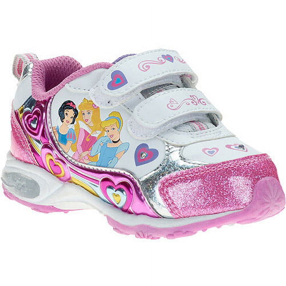Disney Toddler Girls' Rainbow Princess Light-Up Fastener Athletic ...