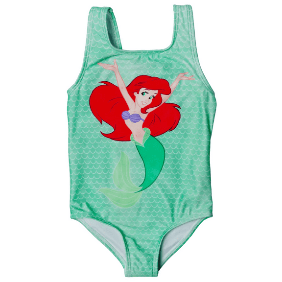 Disney Toddler Girls' The Little Mermaid Ariel 1 Piece Swimsuit, Sizes 2T-4T