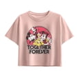 thumbnail image 1 of Disney - Together Forever Short Sleeve Boxy Graphic T-Shirt, 1 of 4